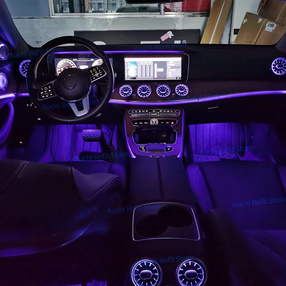 Mercedes-Benz W213 Ambient LED Air Vents with 3D Rotating Speaker Tidesmit