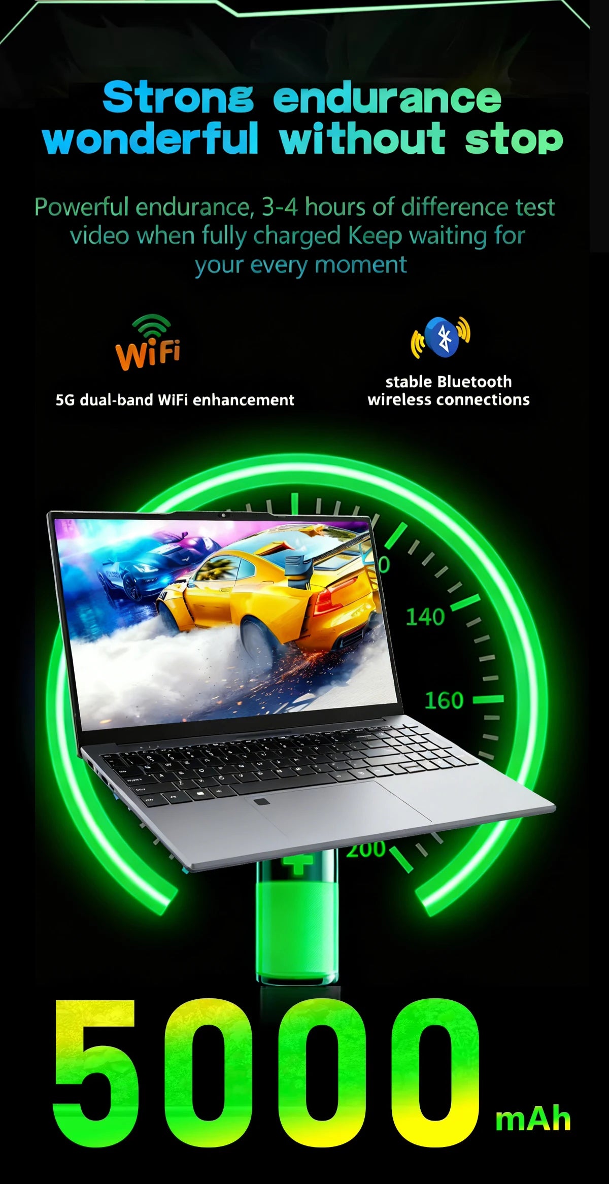 New 15.6 " Laptop Intel Core i9-10980HK 16GB RAM 1TB SSD Ultra Slim Gaming Laptop 1920*1080 Windows 11 Office Study Home Use