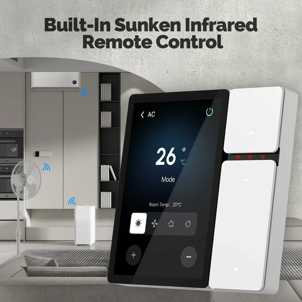 Smart Home Control Panel 3.5 Inch WiFi Touch Screen EU Model Tidesmit