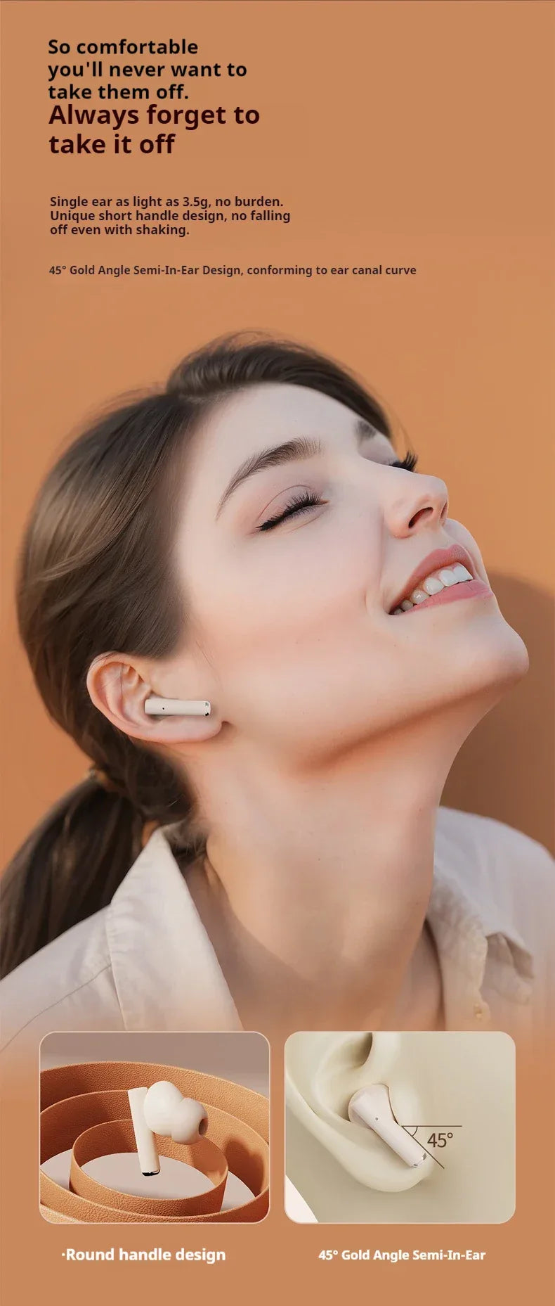 TWS Bluetooth Sports Earbuds - Wireless In-Ear Headphones | Tidesmit Tidesmit