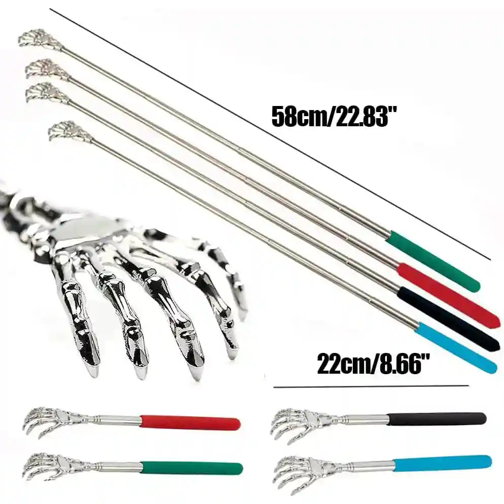 Telescopic Back Scratcher Stainless Steel - Durable Manual Massager Body Shaping Massage Equipment Tidesmit