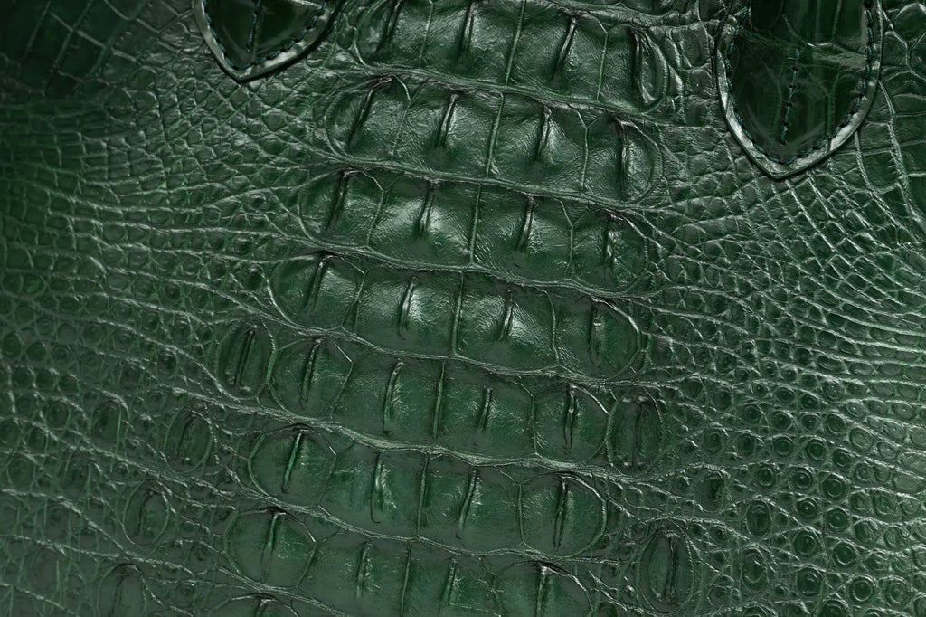 2024 Large Crocodile Leather Women's Bag Fashion Bowling Lady Handbag Genuine Leather Shuolder Crossbody Bag Travel Shell Bag 45