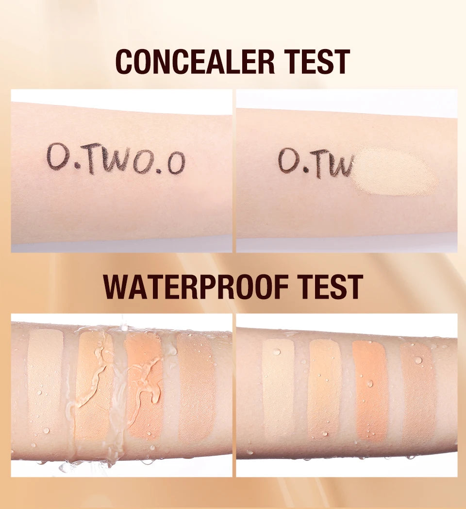 Tidesmit O.TWO.O matte waterproof concealer makeup base for dark circles in full coverage creamy texture