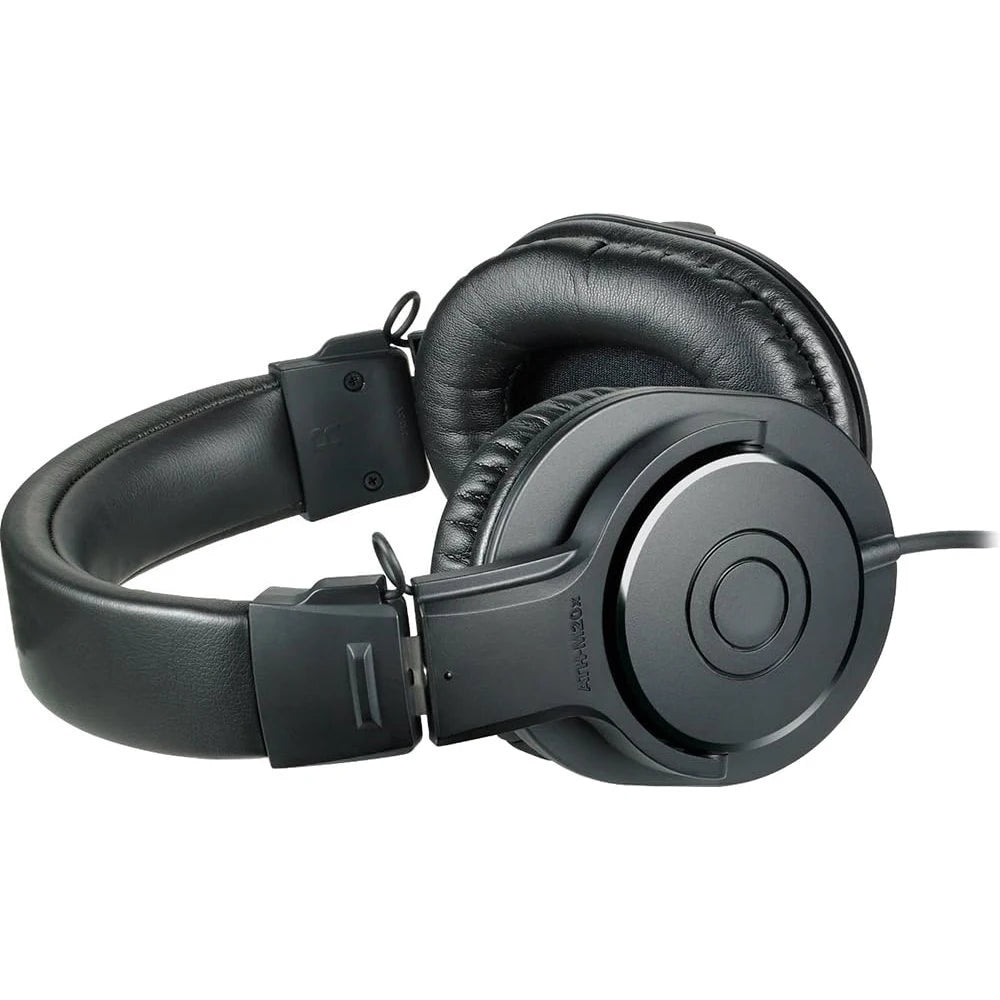 Audio Technica ATH M20X Over-Ear Studio Monitor Headphones - Black Tidesmit