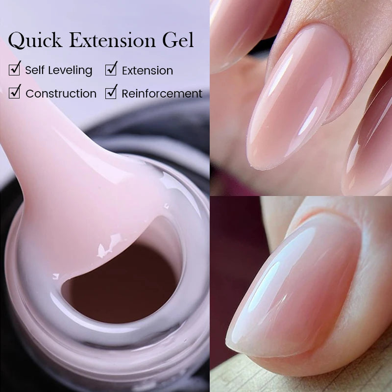 Extension Nail Gel for PMU Machines - Durable Construction Polish Permanent Makeup Machines Tidesmit