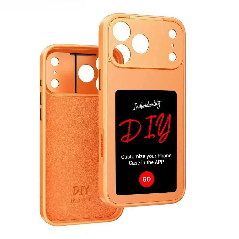 NFC Smart E-ink Phone Case for iPhone 17 Pro Max - Military-Grade Protection Tidesmit