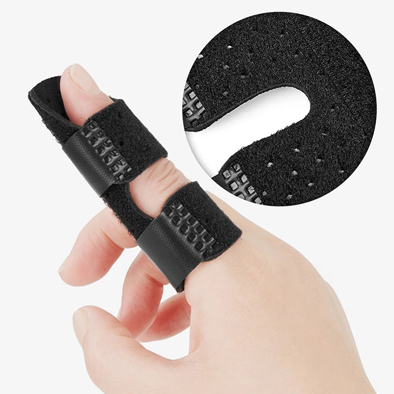 Adjustable Finger Corrector Splint Steel Plate Pain Relief Finger Brace Support Hand Splint Fix Strap Protector Breathable