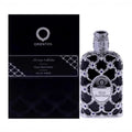 Orientica Oud Saffron EDP 100ml: Luxurious unisex perfume in an ornate, silver-filigree glass bottle with rich scent.