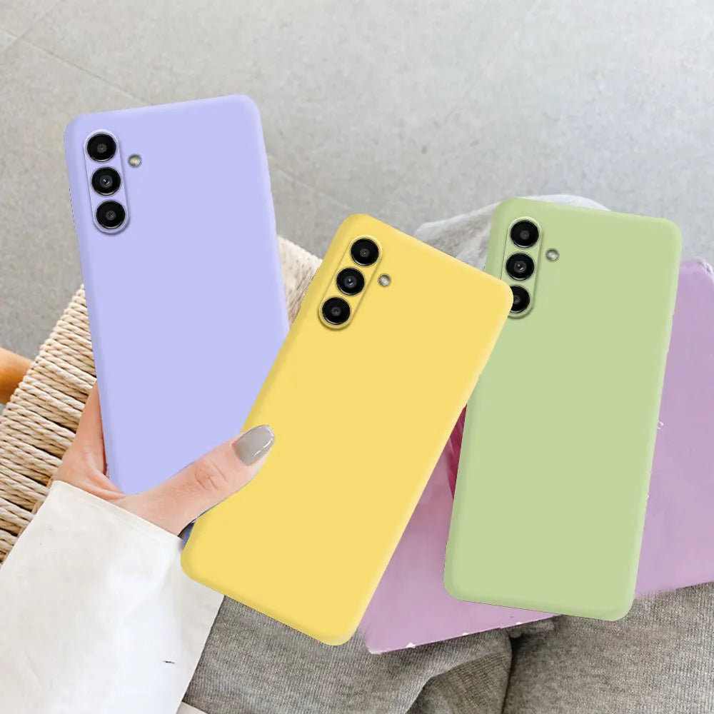 Samsung Galaxy A55 Silicone Case - Slim Shock-Absorbing Cover Tidesmit