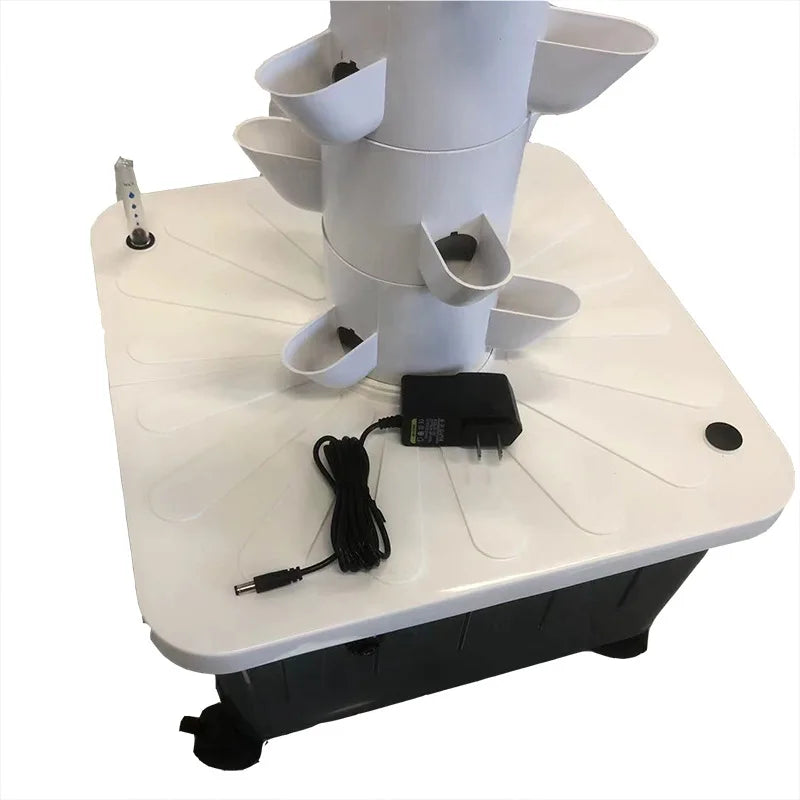 Hydroponic Growing System Garden Garden Indoor Balcony Vertical Tower Planters Soilless Culture Vegetable Grow Pot Kit DIY