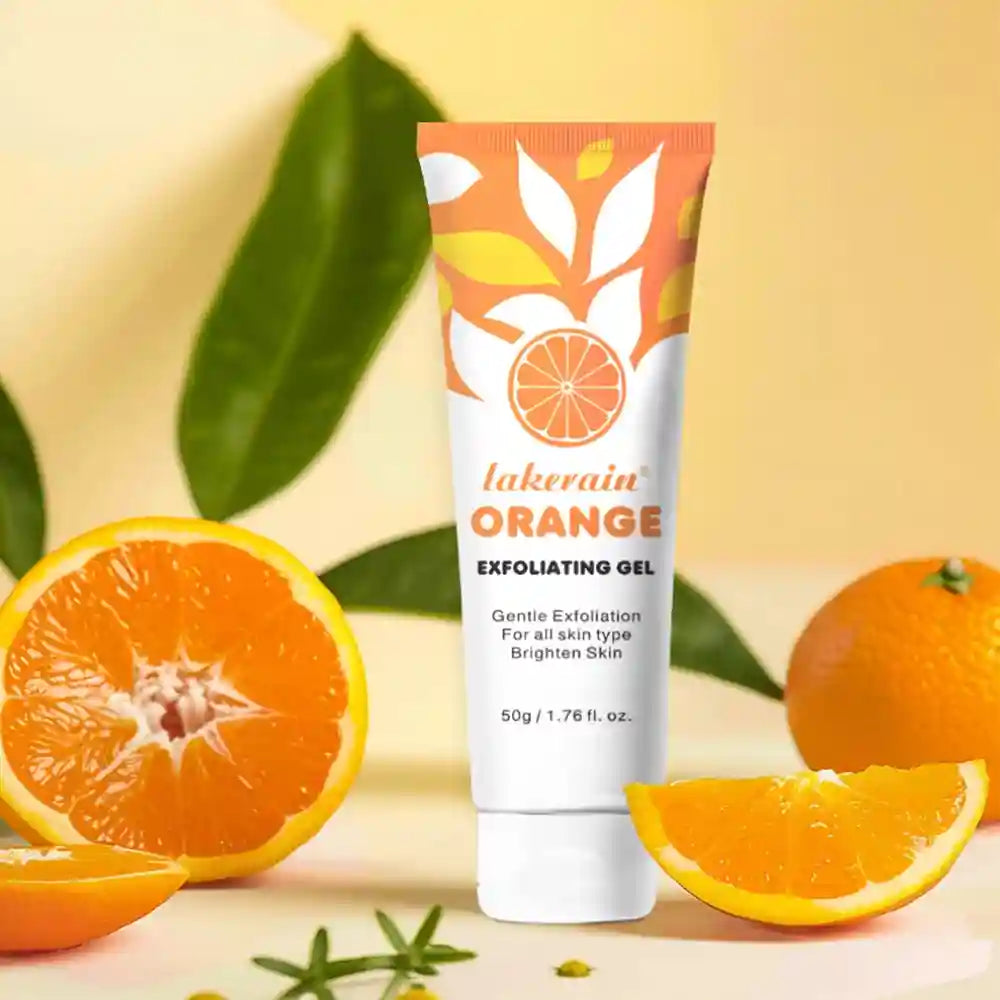 Orange Exfoliating Gel for Radiant Skin - Natural Brightening Treatment Scrubs Treatments Tidesmit