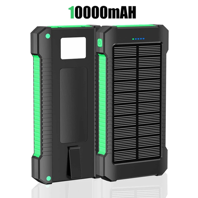 50000mAh Portable Charger - Waterproof High Capacity Power Bank Green 10000mAh Tidesmit