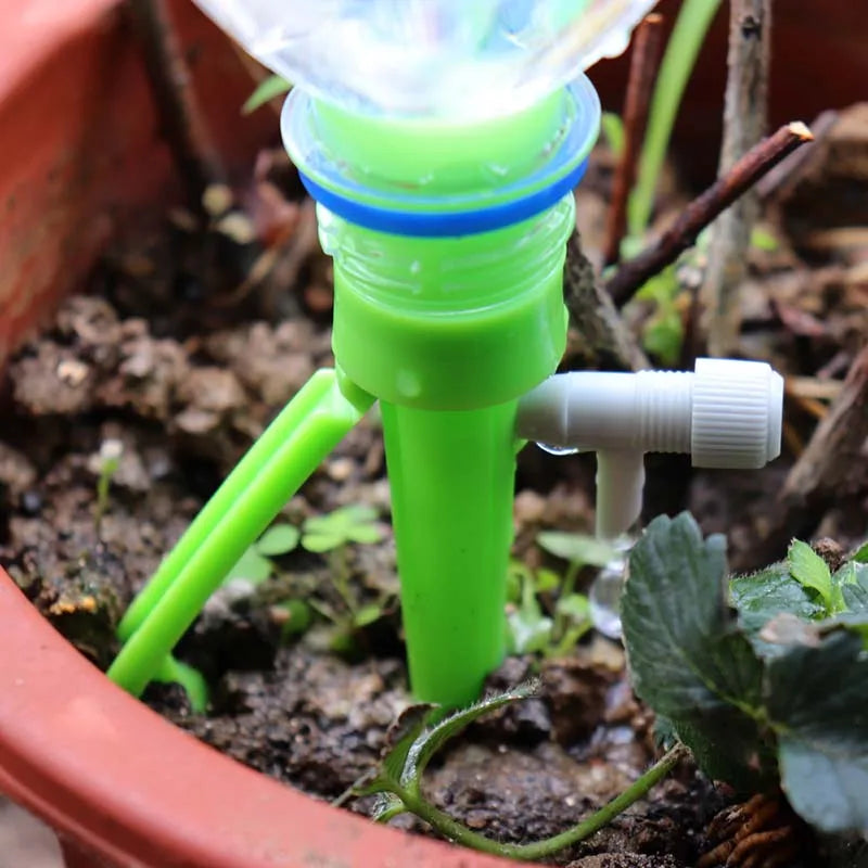 Auto Drip Irrigation System Automatic Watering Dripper Spike Garden Plants Flower Dripper Waterer Tools 1/2/4/6/12PCS