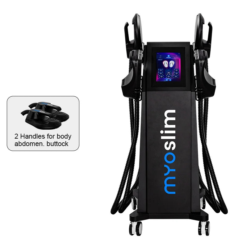 EMS Body Sculpt Machine - Professional Muscle Toning & Fat Reduction Fascia Gun 2 HANDLE RF Tidesmit