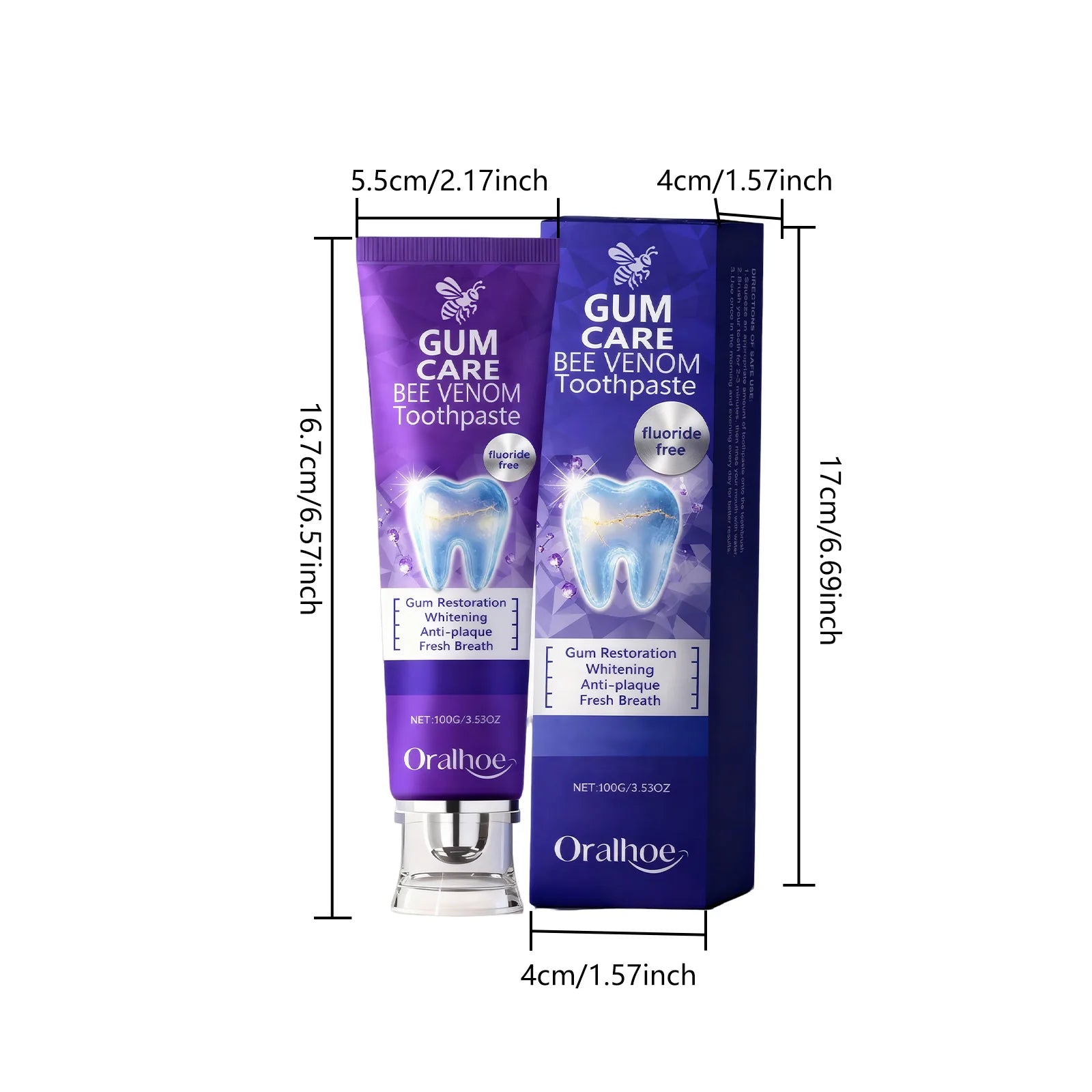 Tidesmit gum repair whitening toothpaste for plaque removal, cavity protection, and fresh breath oral care.