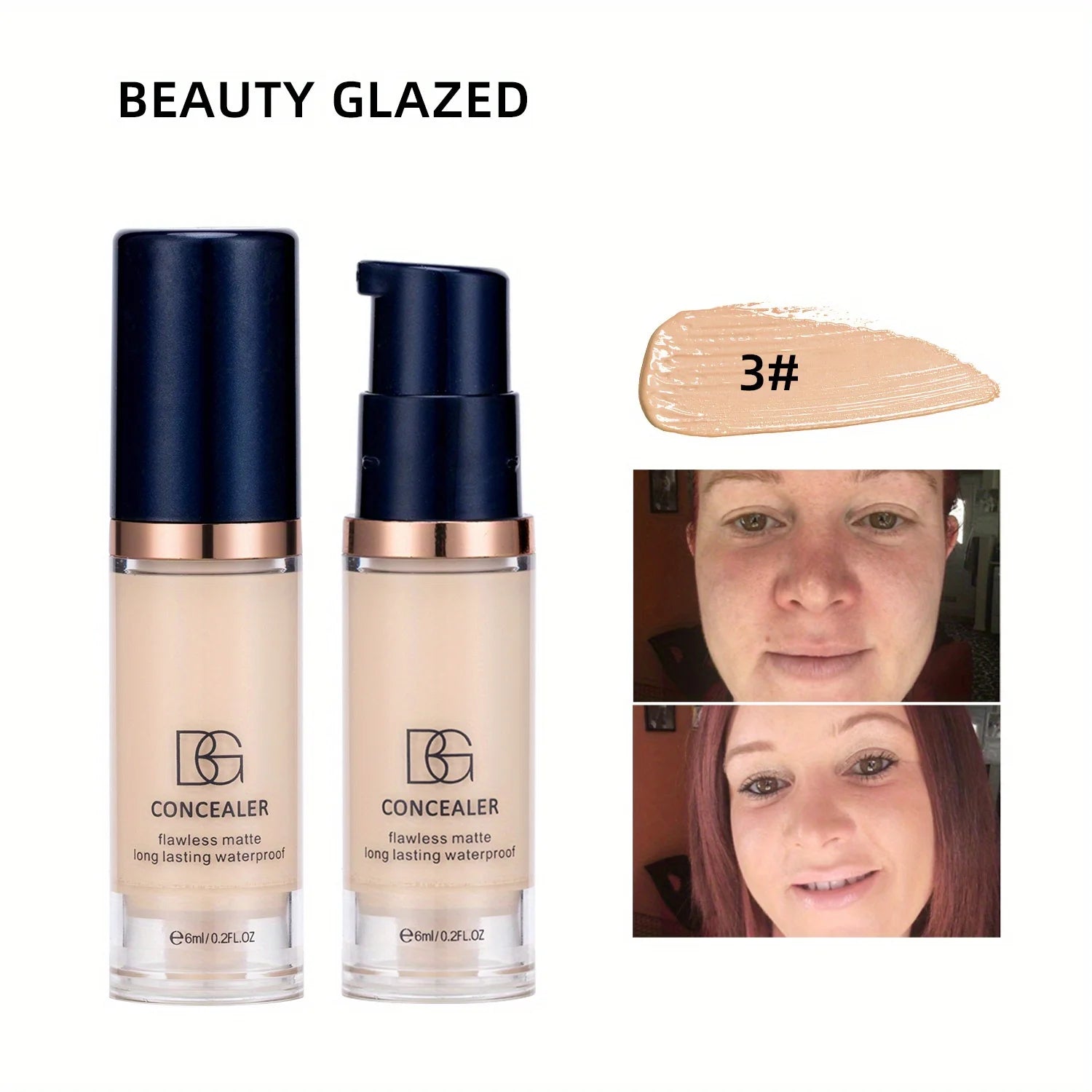 Tidesmit 5 color liquid concealer palette featuring matte full coverage oil control and pore blurring for skin