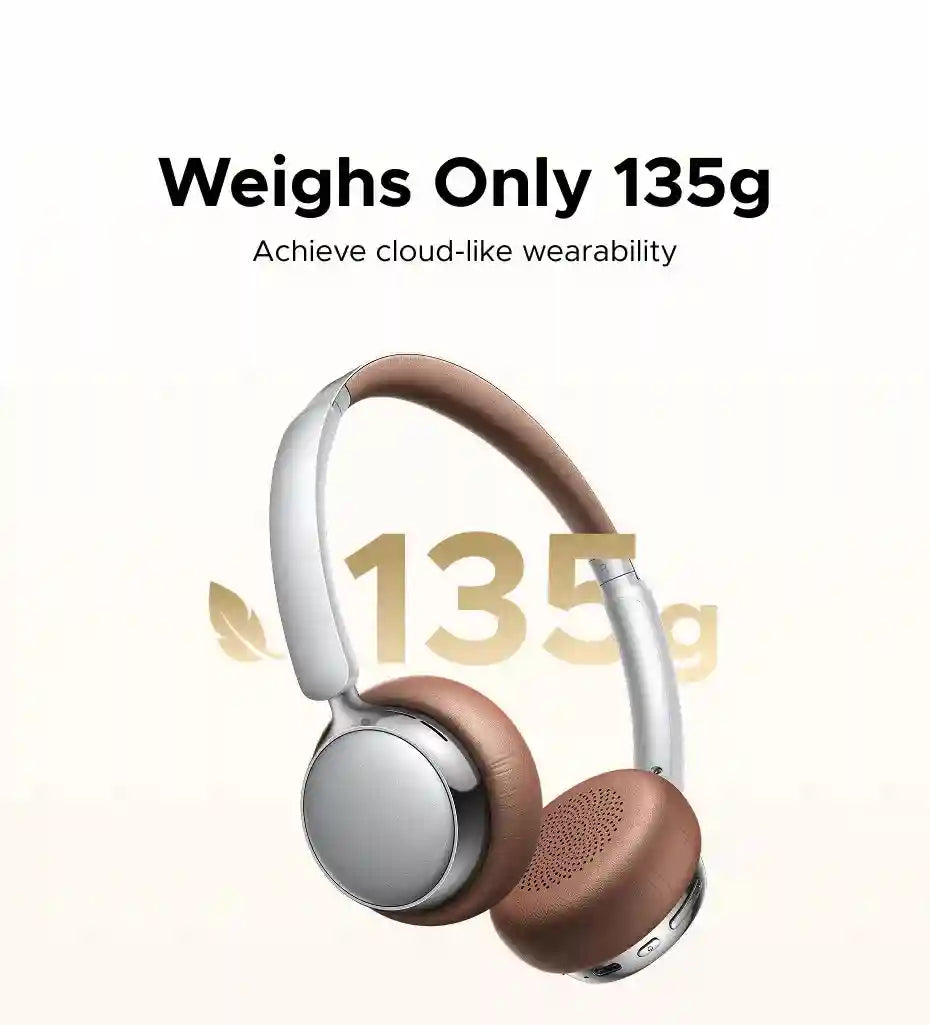 Active Noise Cancelling Wireless Headphones - Over-Ear Studio Monitor Tidesmit