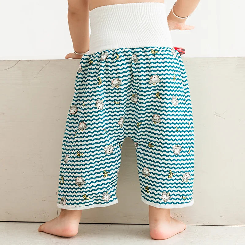 Baby Diaper Pants Waterproof Skirt Cloth Diapers Infant Leak-proof Urine Training Pants Kids Nappy Sleeping Bed Potty Trainining