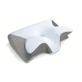 Memory Foam Neck Pillow: Ergonomic Cervical Support for Sleep Massage Cushion Light Gray Tidesmit