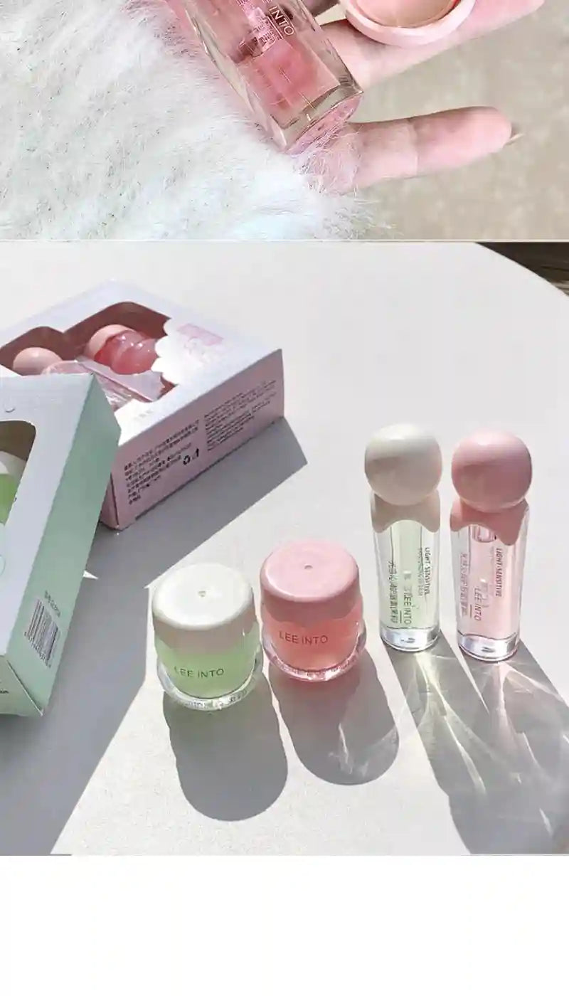 Lip Care Set: Moisturizing Jelly Balm Day & Night Duo by Tidesmit Lip Care Tidesmit