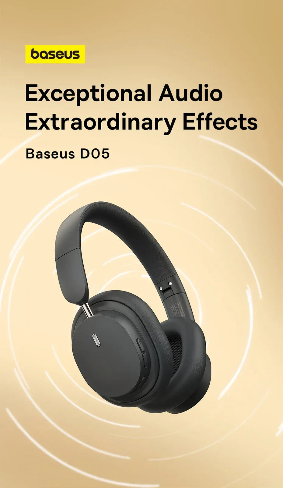 Tidesmit Wireless Bluetooth 5.3 Headphones with 3D Spatial Audio Tidesmit