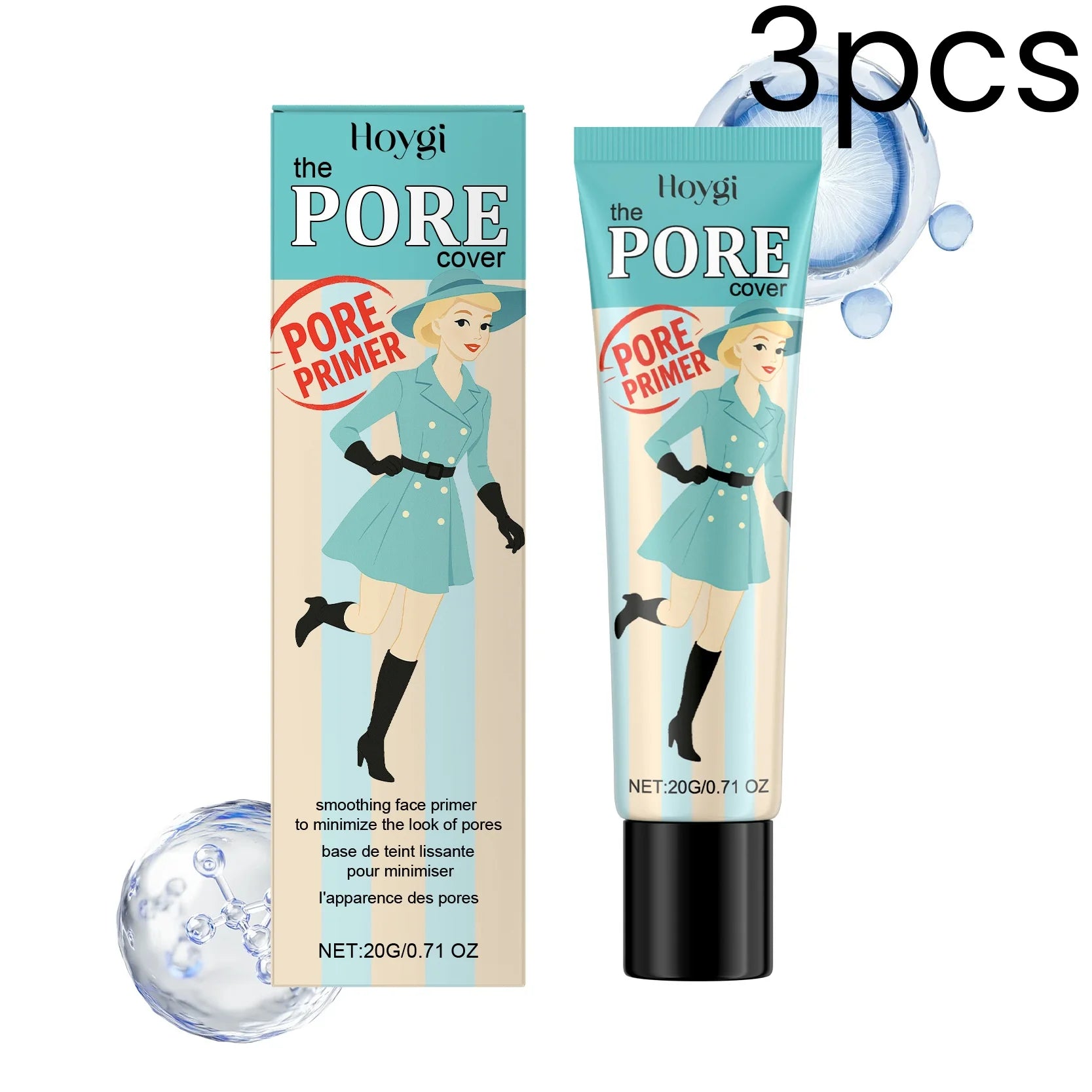 Tidesmit Hoygi Pore Primer for long lasting oil control and smooth face makeup texture detail view
