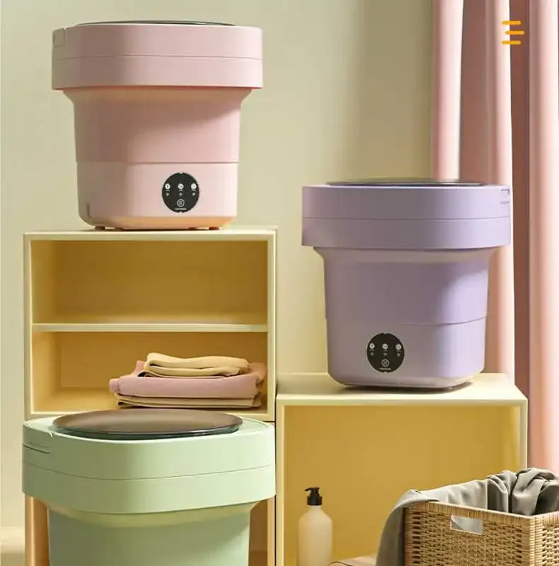 Foldable Portable Mini Washing Machine 220V