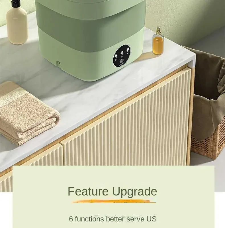 Foldable Portable Mini Washing Machine 220V