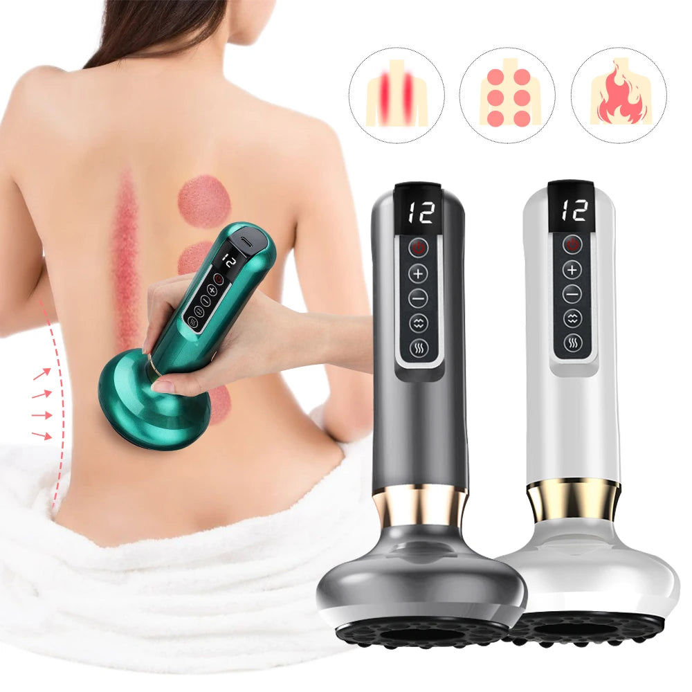 Electric Cupping Massager for Cellulite Removal and Body Sculpting Relaxation Treatment Tidesmit