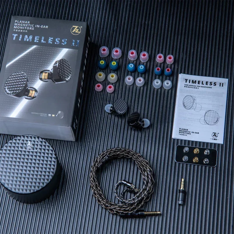 7Hz Timeless II Planar Magnetic IEMs with OCC Cable | Tidesmit Tidesmit