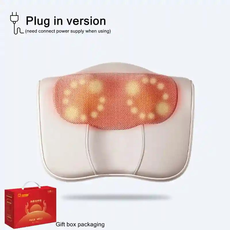 Neck Massage Pillow Shiatsu Back Massager with Heat Therapy Massage Roller ZT-8C Tidesmit
