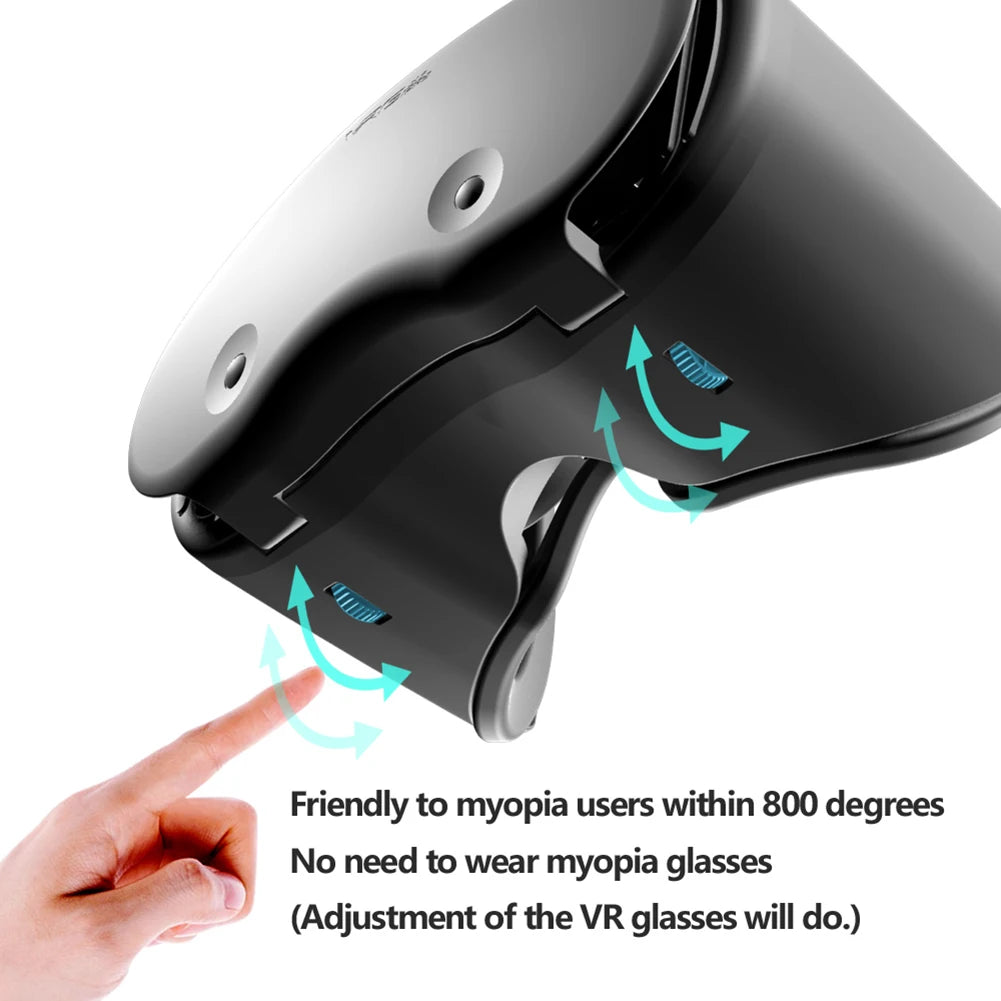 VR Headset for Smartphone - Immersive 3D Smart Glasses by Tidesmit Tidesmit