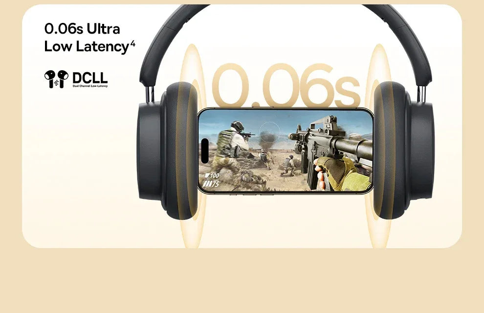 Tidesmit Wireless Bluetooth 5.3 Headphones with 3D Spatial Audio Tidesmit