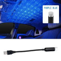 LED Car Roof Star Projector - Portable USB Galaxy Light for Auto Interiors blue Tidesmit