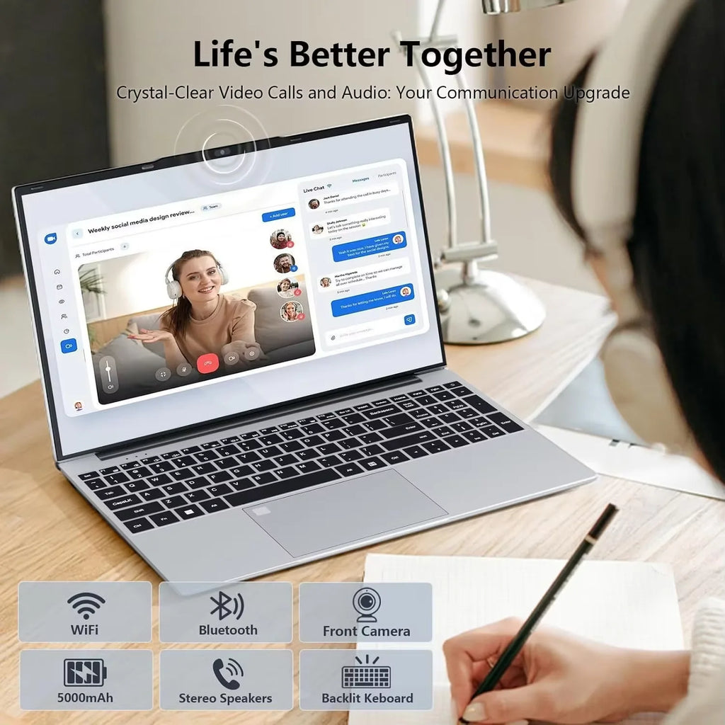 2026 i9 Laptops Windows 11 15.6" Laptop Fingerprint UnIock Intel Core i9-10980HK 16GB RAM 1TB 2TB SSD Office Gaming i9 Notebook