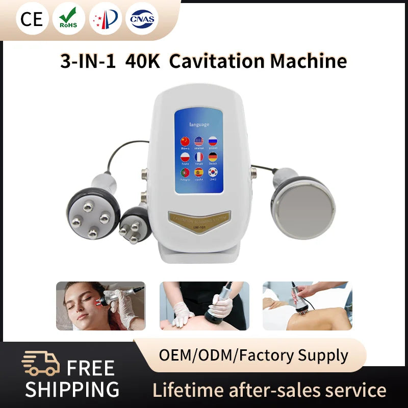 Ultrasonic Cavitation Machine for Body Shaping and Skin Tightening Body Shaping Massage Equipment Tidesmit