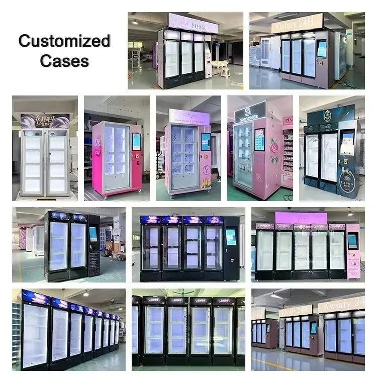 Tidesmit Flower Vending Machine Glass Display
