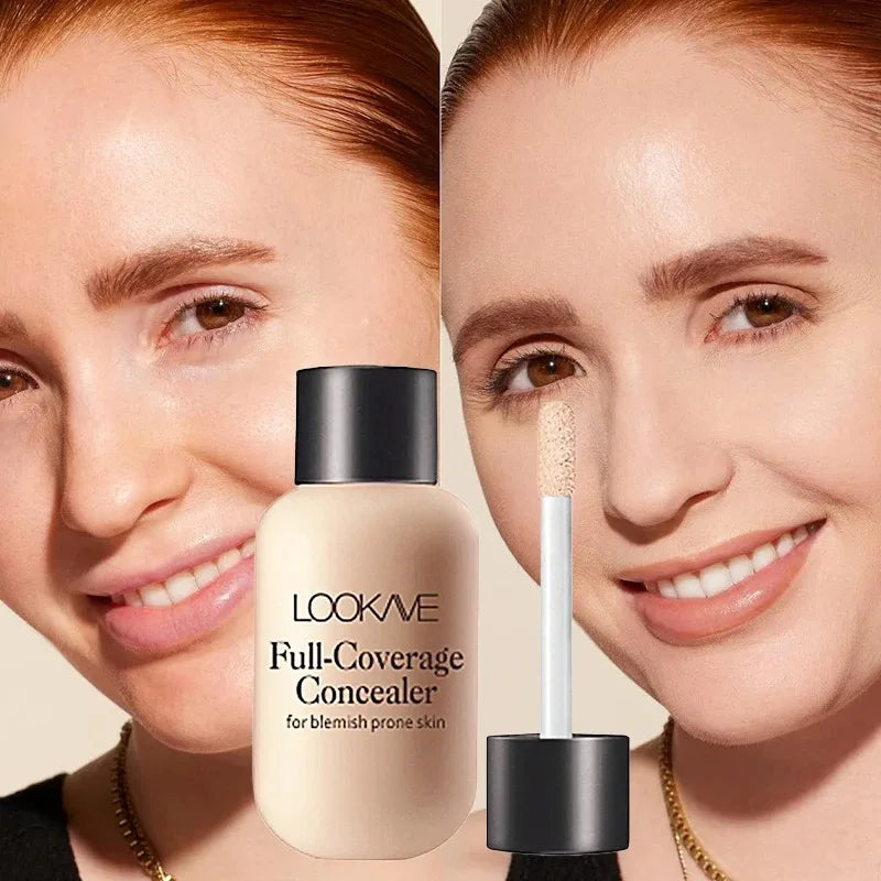 Tidesmit full cover liquid concealer cream for dark circles and face makeup with moisturizing waterproof formula