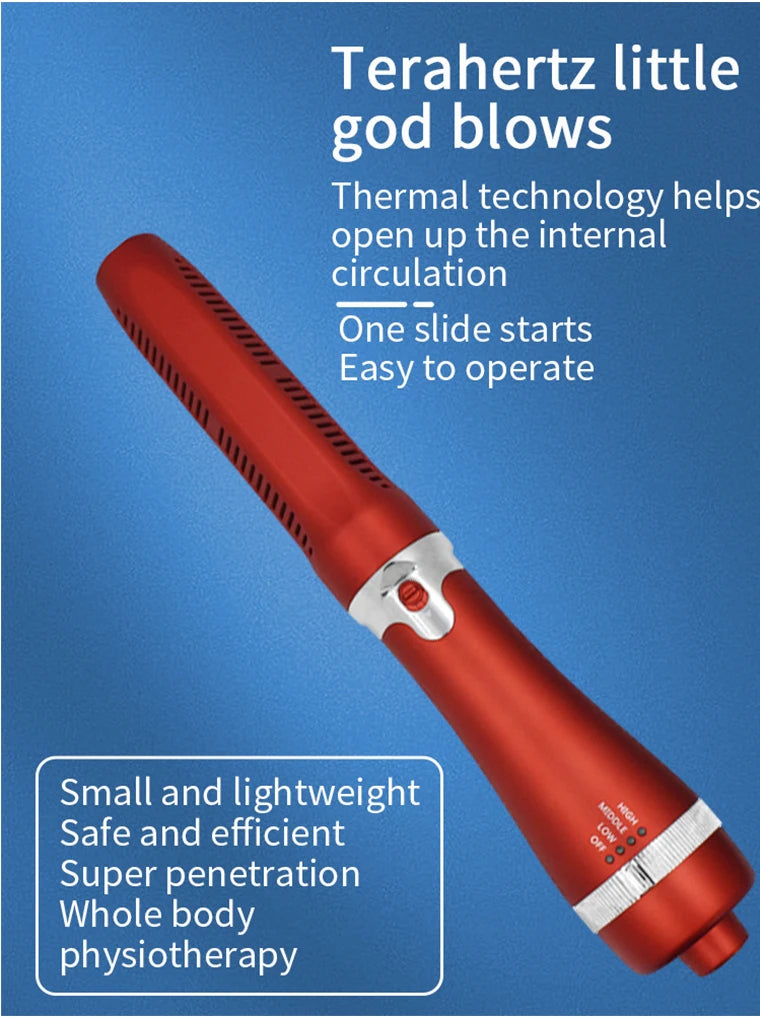 Terahertz Physiotherapy Device: Deep Tissue Muscle Relief Wand Back Massage Instrument Tidesmit