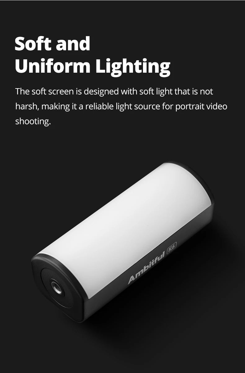 RGB Handheld LED Video Light - Magnetic Tube with Adjustable Temperature Tidesmit