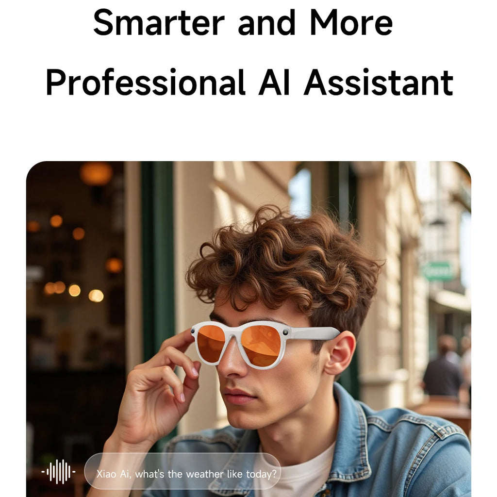 AI Smart Glasses with Camera & Bluetooth Audio | Tidesmit Tech Tidesmit