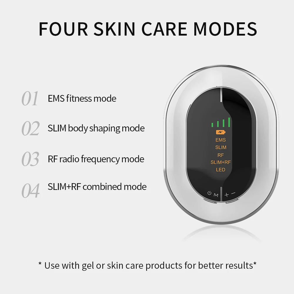 Body Sculpting EMS Device: Electric Massager with Heat Therapy (White) Body Shaping Massage Equipment Tidesmit