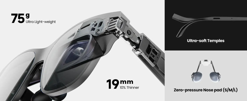 XREAL Air 2 Pro AR Glasses | 130-Inch Spatial Display for Mobile Devices Tidesmit