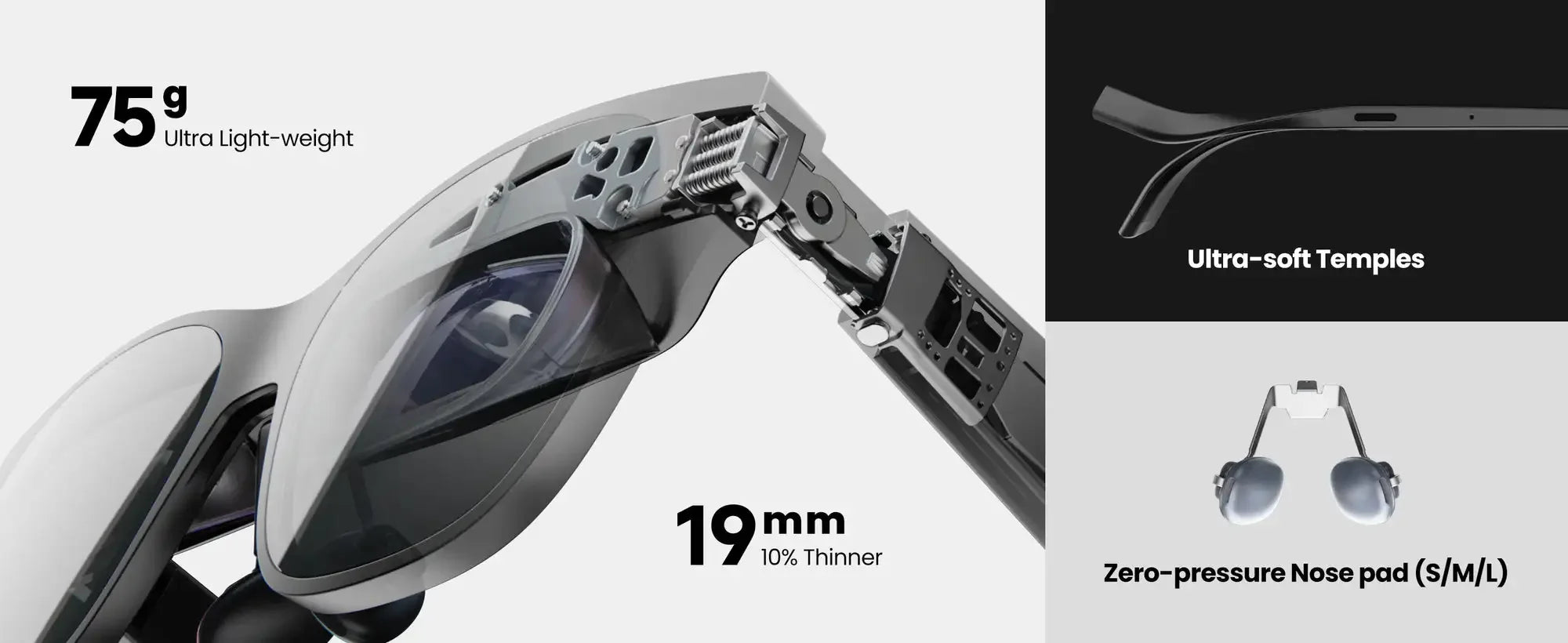 XREAL Air 2 Pro AR Glasses | 130-Inch Spatial Display for Mobile Devices Tidesmit
