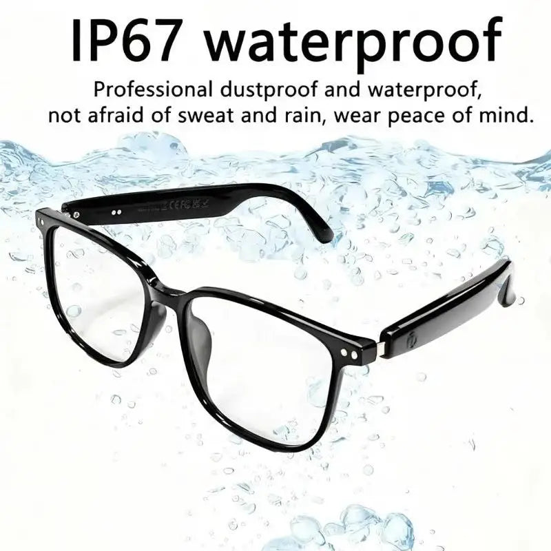 AI Translation Smart Glasses with Bluetooth Audio & UV Protection Tidesmit