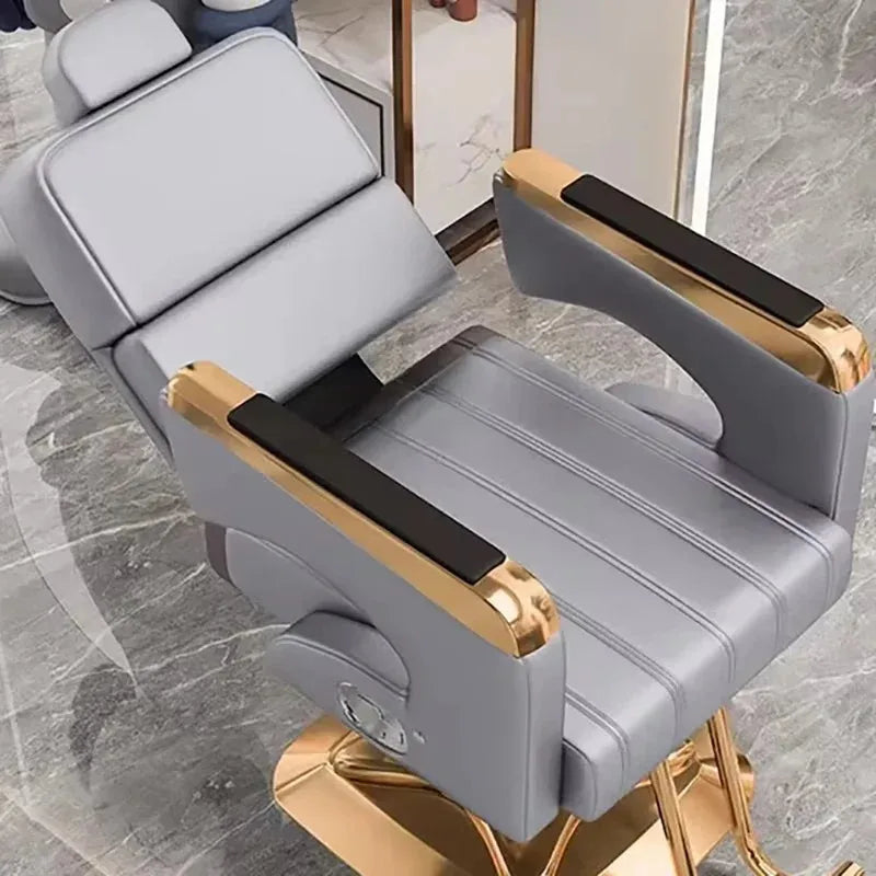 Professional Hydraulic Barber Chair Reclining Salon Seat - Tidesmit Massage Chairs Tidesmit