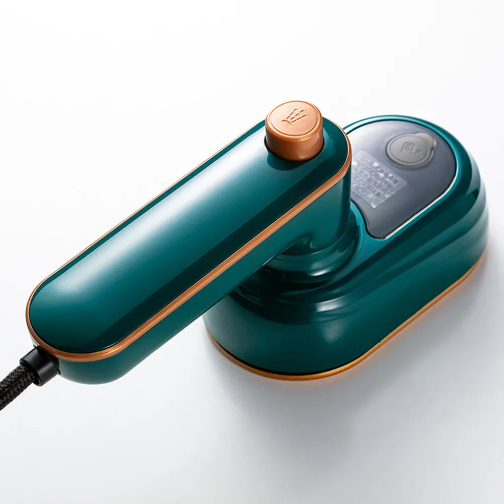 Tidesmit portable mini handheld steam iron for travel showing dual dry and wet ironing features for home use