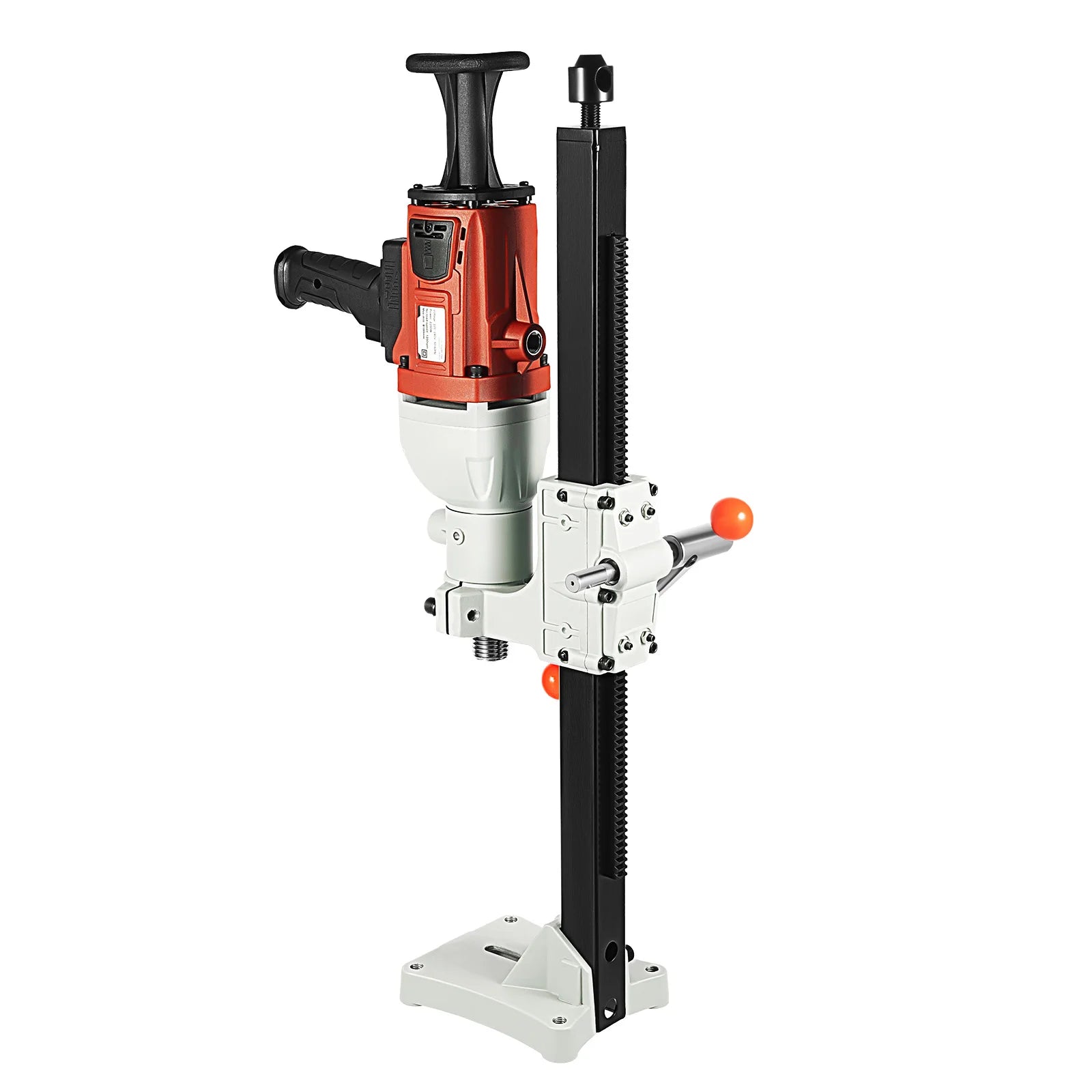 2200W Concrete Core Drill Rig 180mm, Wet Dry Diamond Drilling Machine 1200RPM, Vertical Handheld 2-in-1 Core Drill Rig 220V EU