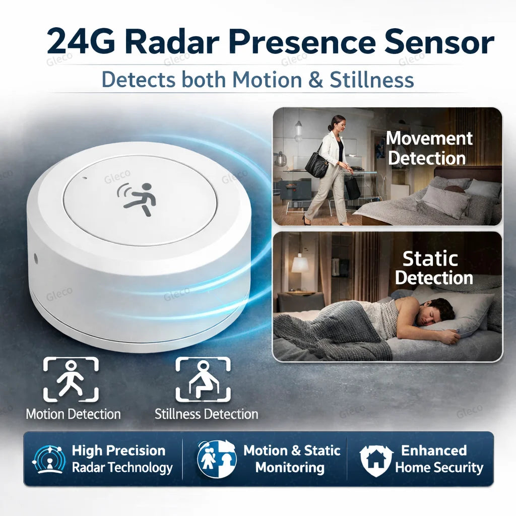 Zigbee MmWave Human Presence Sensor | Precision Smart Home Radar Tidesmit