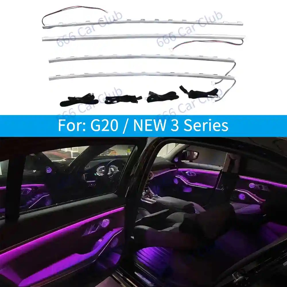 BMW G20 3 Series 11-Color LED Interior Ambient Light Kit Tidesmit